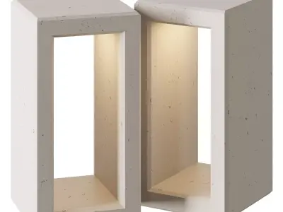 SIT OUTLINE garden lantern 3D model