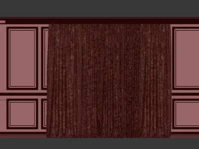Curtain Set 235 3D model
