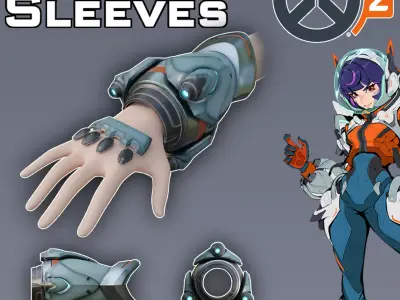 Si Fi Juno Sleeves Overwatch 2 3D print model