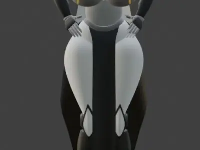 deltas spaceship collection 3D model