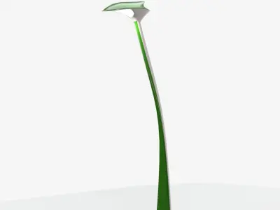 Duzina Svjetlosti Lampe PBR 3D model