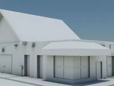 sevel-elevan store game model 3D model