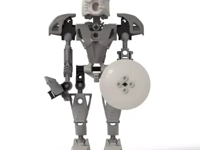 Kopaka Nuva - LEGO Bionicle Low-poly 3D model
