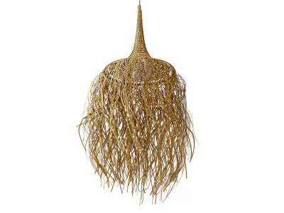 The Honolulu Pendant Natural Lamp Bazar Bizar 3D model
