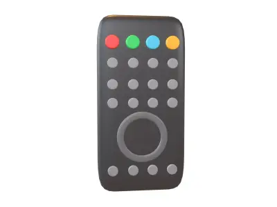 Remote Icon v1 001 Low-poly 3D model