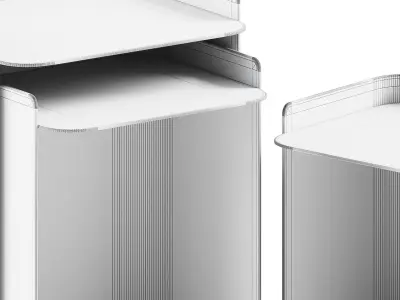 Flor Nesting Side Tables by Matiere Grise 3D model