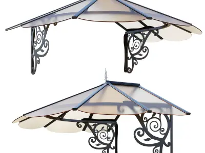 Lily Palram Door Canopy 3D model