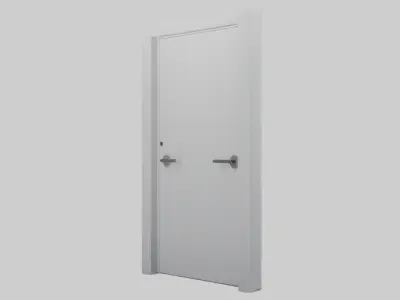 Minimalist door model 3D model