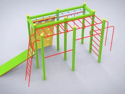 Playground for kids 3D model 3