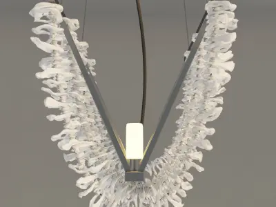 patrizia garganti frozen chandelier 3D model