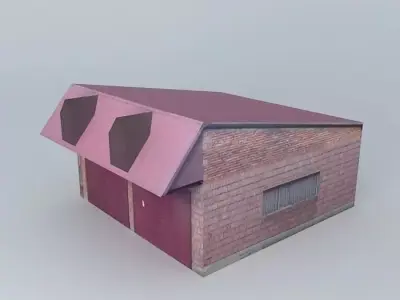 Quiet street in Pilsen Free 3D model