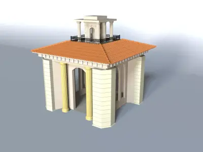 Central park building 3D model