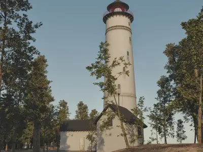 Light house 3D model