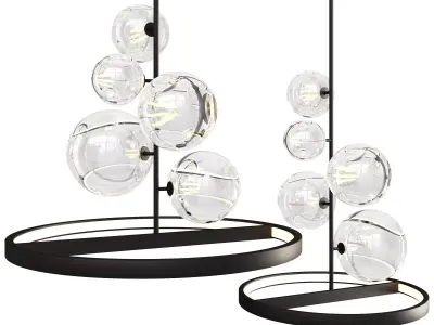 Pendant lamp IONA B Low-poly 3D model