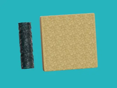 6  SEAMLESS TEXTURE ROLLER FOR WARGAMING DND 3D print model