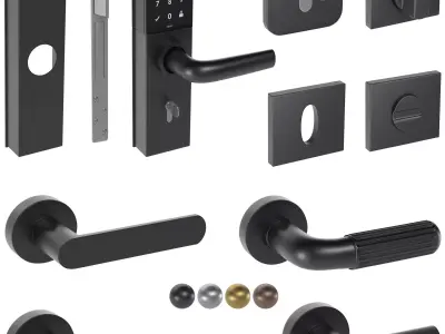 jnf door handles 3D model