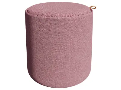 Alicia Storage Stool and Coffee Table Low-poly 3D model