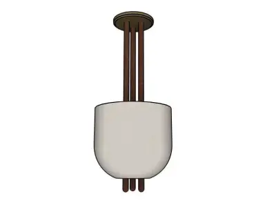 Folton Ceiling Pendant by Studio Luddite  3D model