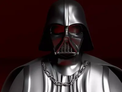 darth vader Low-poly 3D model