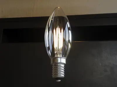 Candle Light Bulb 3D model