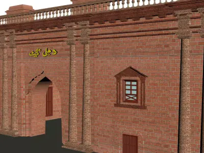 Delhi Gate Lahore  3D model