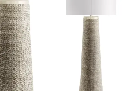 Palecek Aviana Rope Floor Lamp 3D model