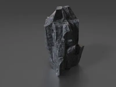 Cliff Rock 006 Low-poly 3D model