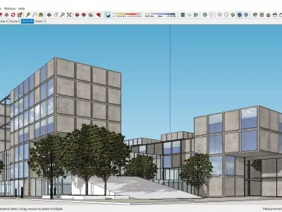 Sketchup Shopping Center E4 3D model