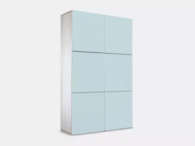BESTA Storage combination with doors 48 Low-poly 3D model