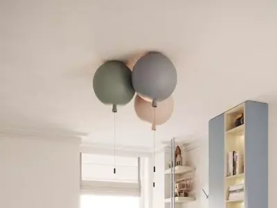 Balloon Lamp 3D model