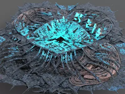 Phantom ghost ship base 3 3D model