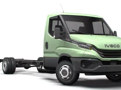 Iveco Daily Single Cab L6 Chassis 2026 3D model