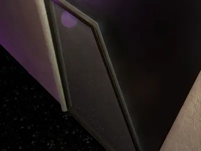 MODERN RESTAURANT-PUB DOOR LOW POLY Free low-poly 3D model