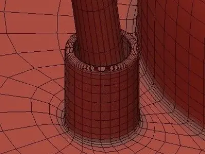 Close to Ceiling Light 3D model