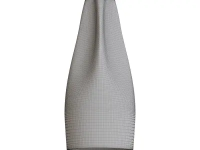 Pleat Box 13 LED Pendant Light 3D model