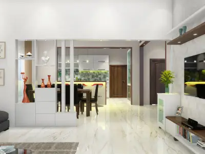 Modern Living Room Lumion 11 Interior Scene 3D model