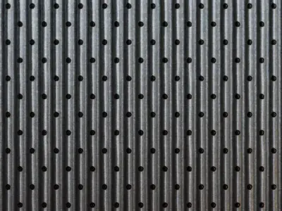 Galvanized Metal Corrugated PBR Seamless Texture