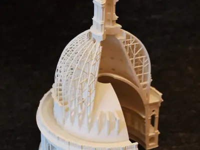 3D print Ready St Pauls Cathedral Sectional Dome Model 3D print model