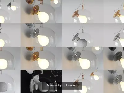 Miconos light 3D Model Pack
