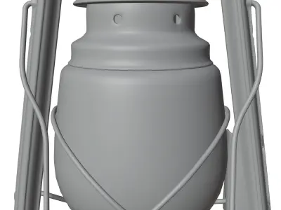 Red lantern HG2 3D model