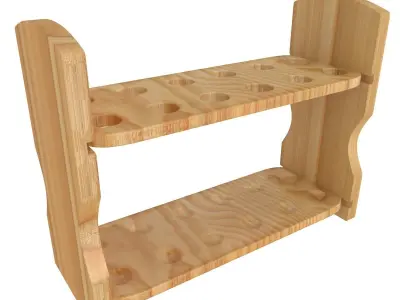 Test Tube Rack 3D model