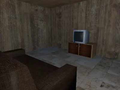 Horror house  Free 3D model