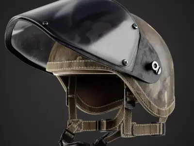 How to texture a military helmet  In substance painter Texture