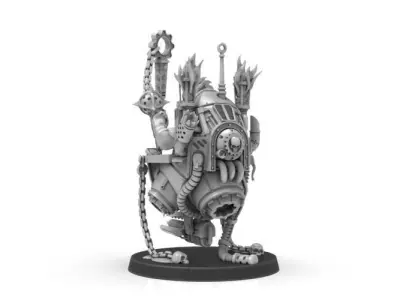 Dark Techno - High Pontiff Capacitus 3D print model