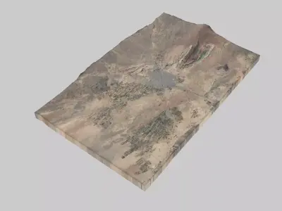 Qom City Low-poly 3D model