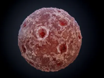 30 Horror Gore Skin Seamless PBR Texture Pack Texture