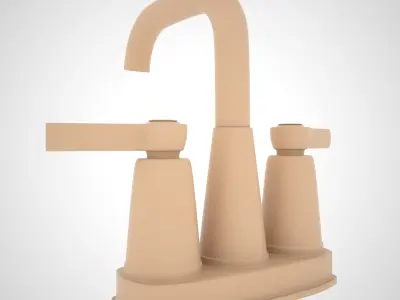 water mixer 01 3D model