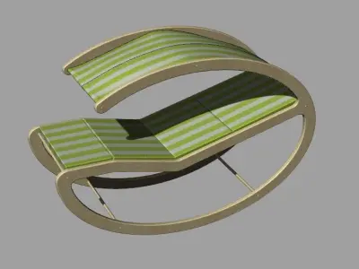 Outside chairs 3D model