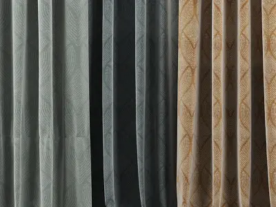 Curtain Set 37 3D model