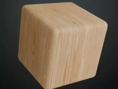 Light Natural Ash Wood PBR Seamless Texture